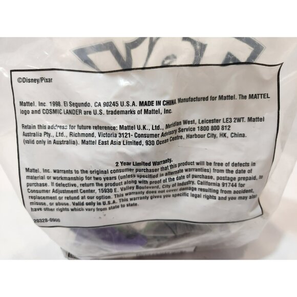 1998 Disney Mattel Pixar Toy Story Buzz Lightyear & Cosmic Lander Toy Sealed New - Picture 6 of 9